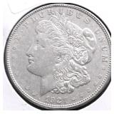 1921 D MORGAN DOLLAR XF