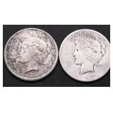 TWO SILVER DOLLARS