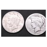 TWO SILVER DOLLARS