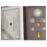 1994 CANADA SILVER PROOF SET W BOX PAPERS PQ