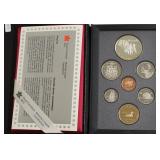 1992 CANADA SILVER PROOF SET W BOX PAPERS PQ