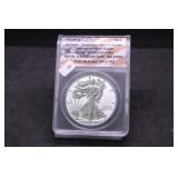 2019 W ANACS  ENHANCHED 70 SILVER EAGLE