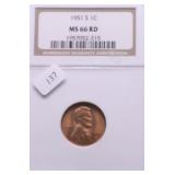 1951 S NGC MS66 RED LINCOLN CENT