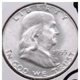 1955 SUPURB GEM FRANKLIN HALF DOLLAR