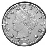 1883  N/C V NICKEL XF PQ