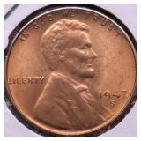 1947 S SUPURB GEM RED LINCOLN CENT