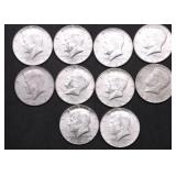 10 40 % SILVER HALF DOLLARS
