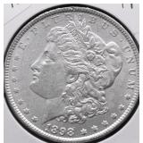 1897 MORGAN DOLLAR AU
