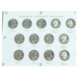 GEM/ PROOF SBA DOLLAR COLLECTION W BOX