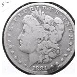 1881 MORGAN DOLLAR G