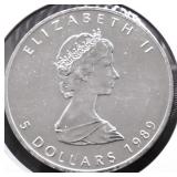 1989 CANADA MAPLE LEAF GEM