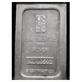 1  OZ .999 SILVER BAR