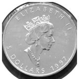 1997 CANADA MAPLE LEAF GEM