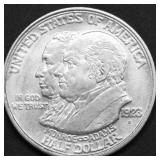 1923 S MONROE COMMEMORATIVE HALF DOLLAR AU