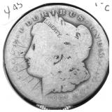 1891 O MORGAN DOLLAR AG