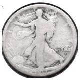 1917 S WALKING HALF DOLLAR G