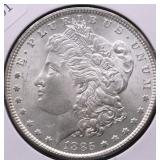 1885 CHOICE BU MORGAN DOLLAR