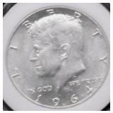 1964 CHOICE BU KENNEDY HALF DOLLAR