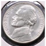 1942 S SUPURB GEM FS SILVER WAR NICKEL PQ