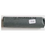 ROLL OF UNSEARCHED JEFFERSON NICKELS
