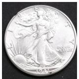 1914 D GEM BU WALKING HALF DOLLAR