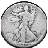1918 D WALKING HALF DOLLAR G