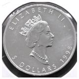 1998 CANADA MAPLE LEAF GEM