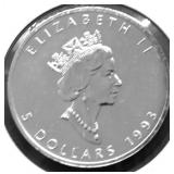 1993 CANADA MAPLE LEAF GEM