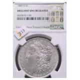 1882 O NGC GEM BU MORGAN DOLLAR