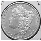 1878 S CHOICE BU MORGAN DOLLAR