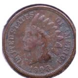 1908 INDIAN HEAD CENT VF