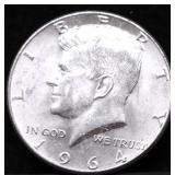 1964 CHOICE BU KENNEDY HALF DOLLAR