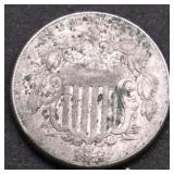 1875 SHIELD NICKEL XF DETAILS