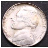 1945 CHOICE BU SILVER WAR NICKEL