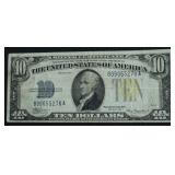 WW2 10 $ EMERGENCY SILVER CERTIFICATE VF