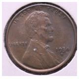 1934 D LINCOLN CENT AU