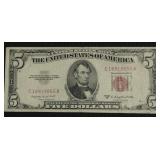 FIVE DOLLAR US LEGAL TENDER VF