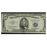 5 DOLLAR SILVER CERTIFICATE VF