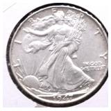 1947 CHOICE BU WALKING HALF DOLLAR
