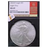 2025 NGC MS69 PRIVY MARK SILVER EAGLE