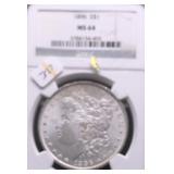 1896 NGC MS64 MORGAN DOLLAR