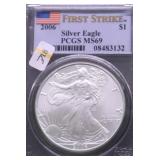 2006 PCGS MS64 SILVER EAGLE