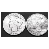 TWO SILVER DOLLARS