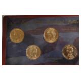 2010 PRESIDENT DOLLAR SET W BOX
