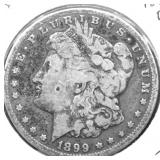 1889 O MORGAN DOLLAR F