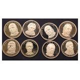 8 PROOF PRESIDENT DOLLARS