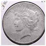 1926 S PEACE DOLLAR AU