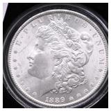 1889 CHOICE BU MORGAN DOLLAR