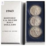1943 HISTORIC HALF DOLLARS
