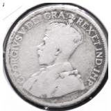 1914 CANADA QUARTER G